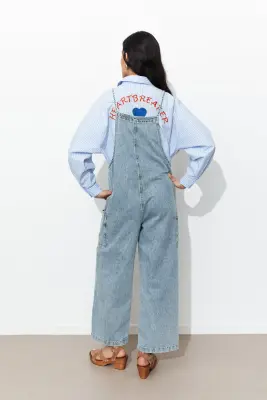 Salopette en jean Femme — photo 4