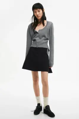 Gilet en laine - Gris chiné — photo 1