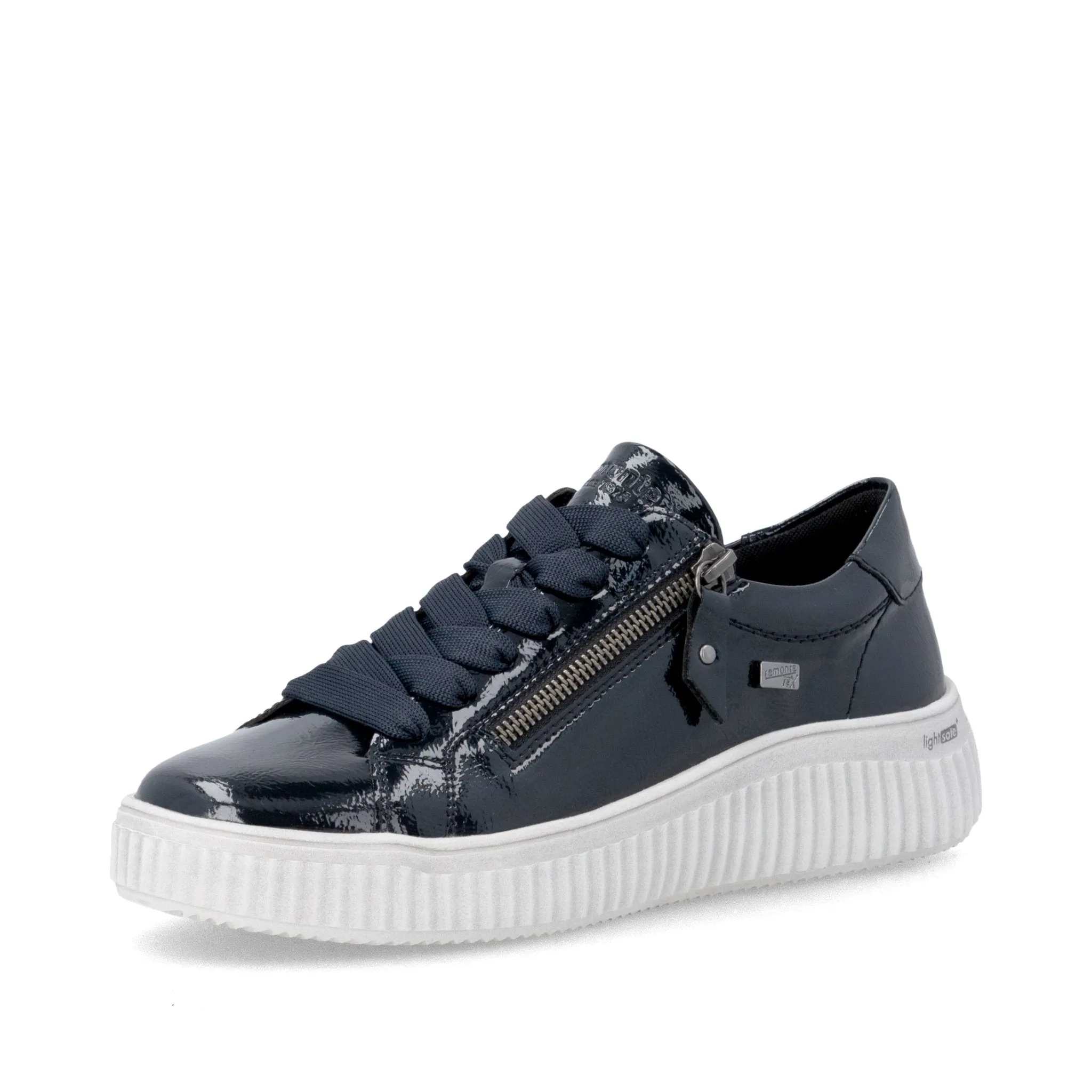 Baskets Remonte D3E07-14 Bleues - Imperméable remonteTEX Grande Pointure Femme
