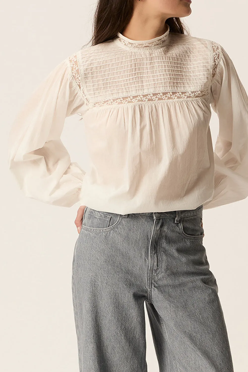 Blouse Sotarya Ecru