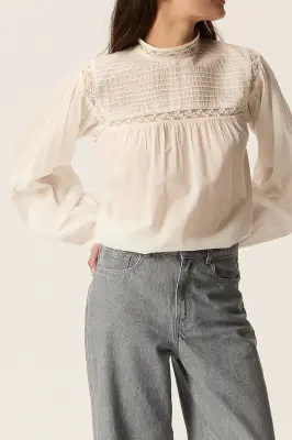 Blouse Sotarya Ecru — photo 1