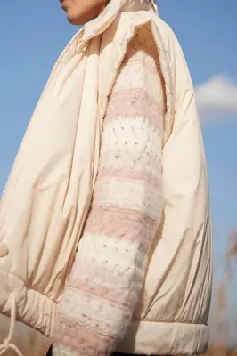 Pull Delou Creme/Poudre — photo 4