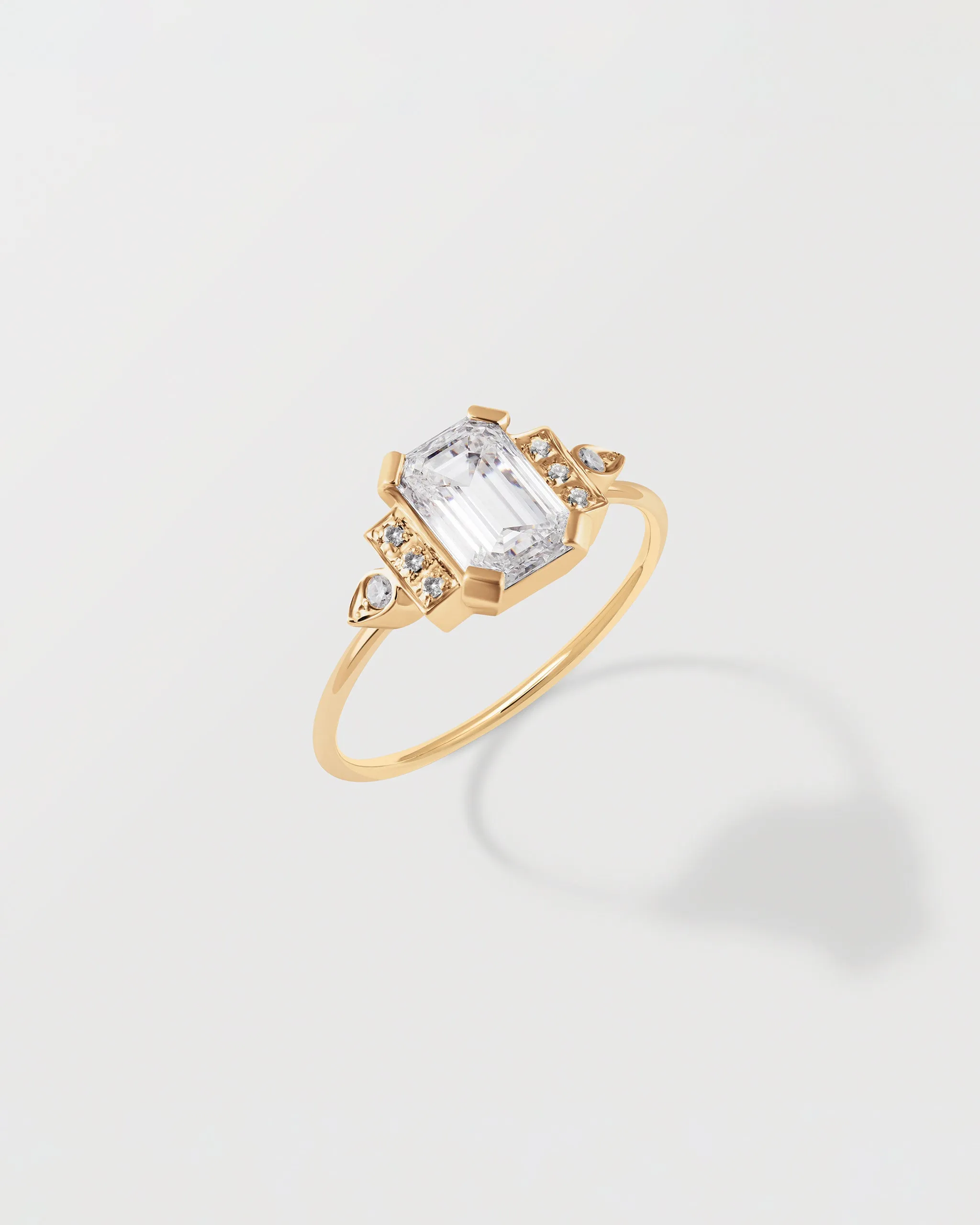 BAGUE NÉRÉE - Or blanc 18 carats