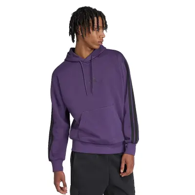 ADIDAS SWEAT CAPUCHE GRANDE LONGUEUR Violet — photo 5