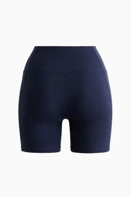 Short cycliste avec poches SoftMove™ - Bleu marine — photo 4