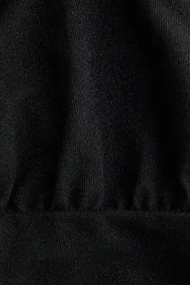 Top à effet drapé avec dos bénitier - Noir — photo 4