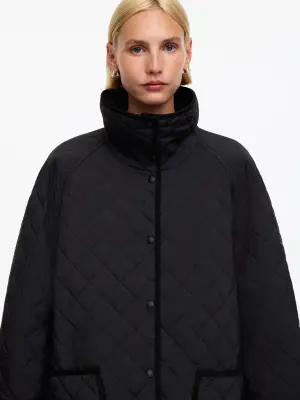 Veste matelassée décontractée - Noir — photo 3