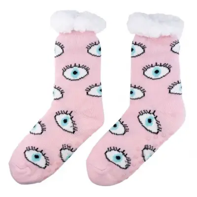 Chaussons fourrés oeil bleu – Coucou Suzette — photo 3