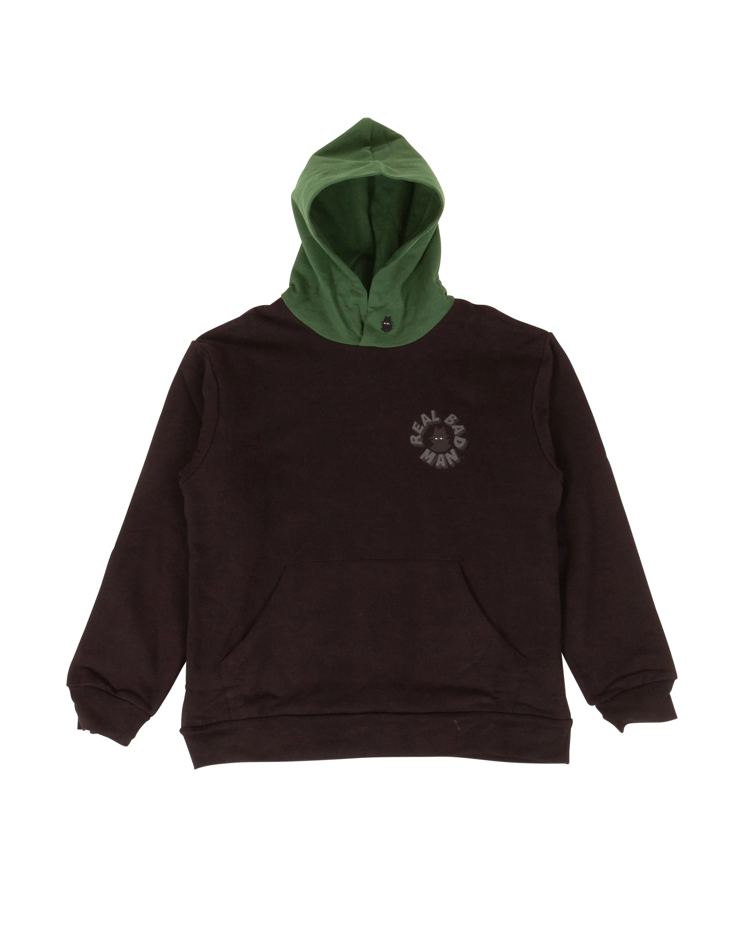 Fleece Hoodie Washed Black