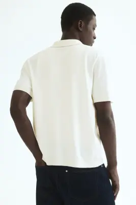 Polo Regular Fit - Crème — photo 3