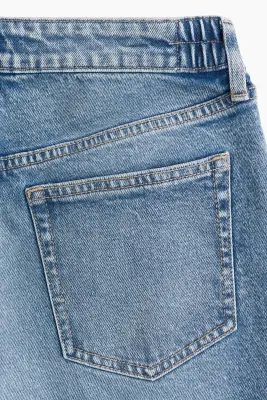 MAMA Before & After Straight Low Ankle Jeans - Bleu denim clair — photo 2