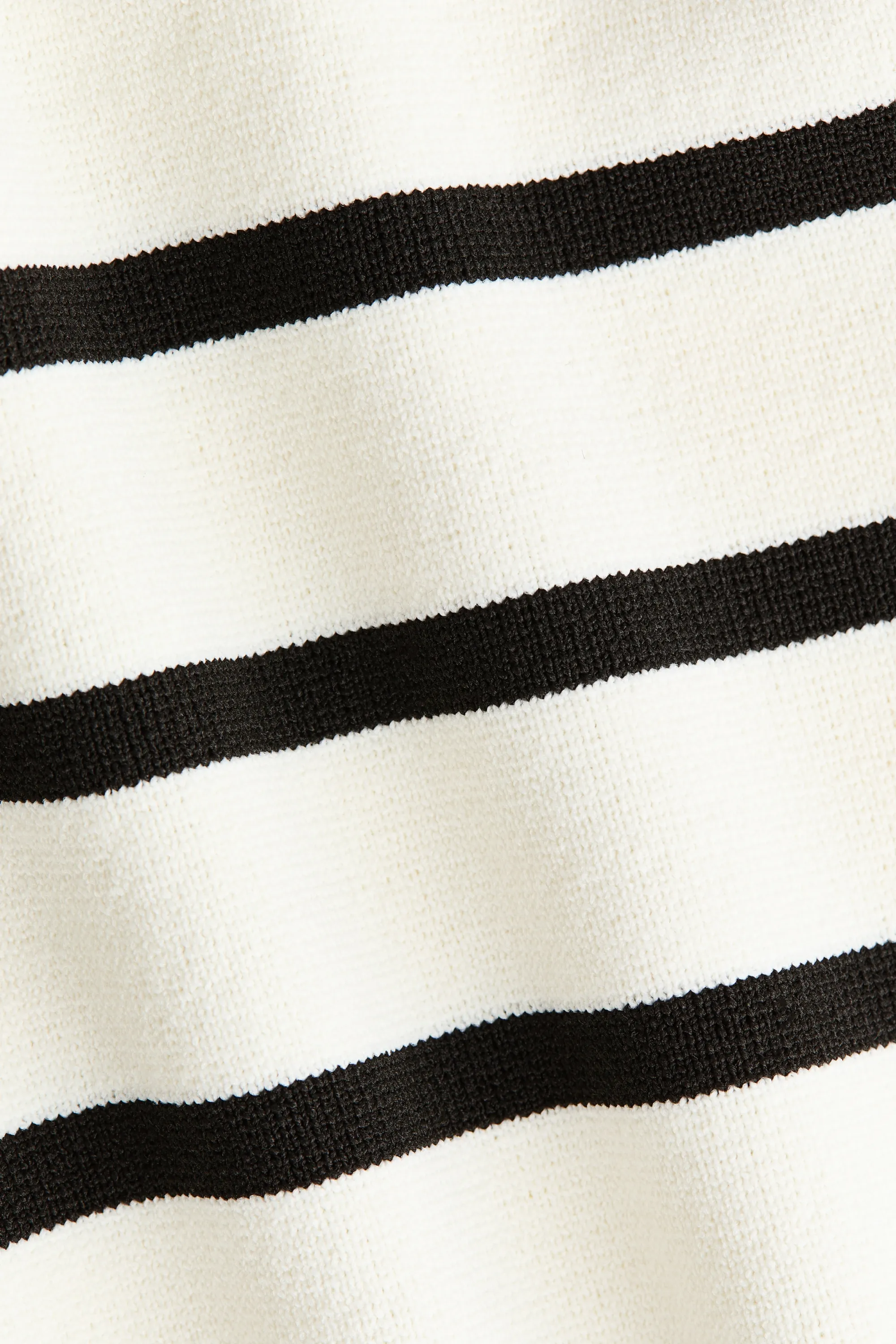 Short de plage en maille fine - Crème/rayé