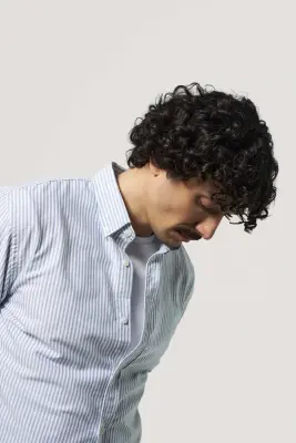 La chemise oxford - Rayures bleues — photo 2