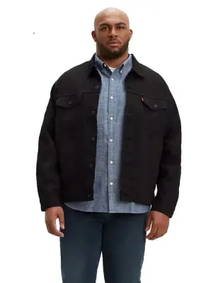 LEVIS VESTE BIG TRUCKER LAST Noir — photo 2