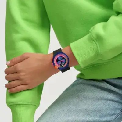 Swatch Big Bold SB06N102 - NEON PARTY TO THE MAX — photo 5
