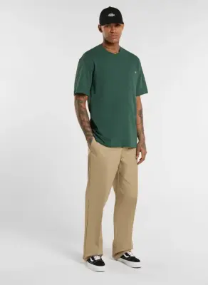 DICKIES TEE SHIRT LURAY POCKET Vert — photo 4