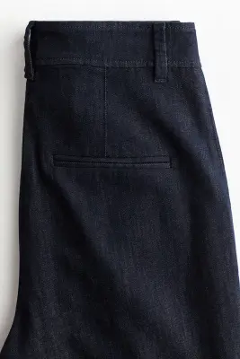 Wide High Jeans - Bleu denim foncé — photo 5