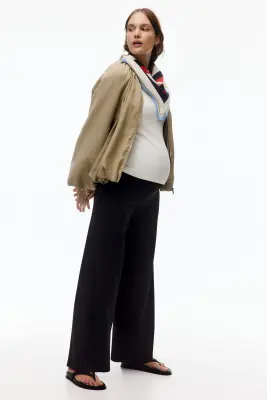 MAMA Pantalon large - Noir — photo 2