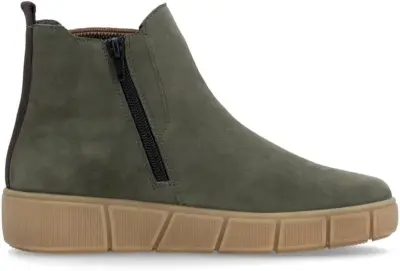 Bottines Remonte D1T71-54 Vertes - Cuir Velours Zip Grande Pointure Femme — photo 3
