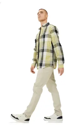 CAMEL ACTIVE CHINO GRANDE LONGUEUR Ecru — photo 4