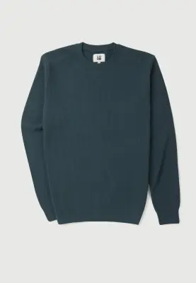 Le pull texturé - Bleu Gris