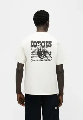 DICKIES TEE SHIRT BUTCHELL Imprimé Beige — photo 3