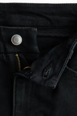Wide High Jeans - Noir denim — photo 5