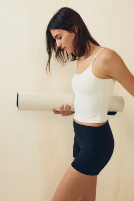 Top de sport avec soutien-gorge intégré SoftMove™ - Ivoire — photo 4
