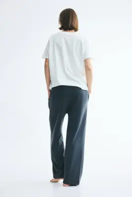 Pantalon en molleton - Bleu canard — photo 2