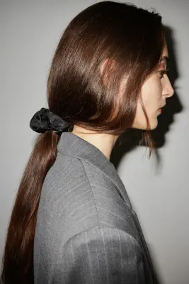 Chouchou à strass - Noir — photo 2