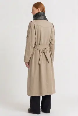 Trench Kab Sable en twill de coton épais — photo 3