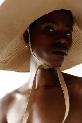 Chapeau de soleil - Beige — photo 3