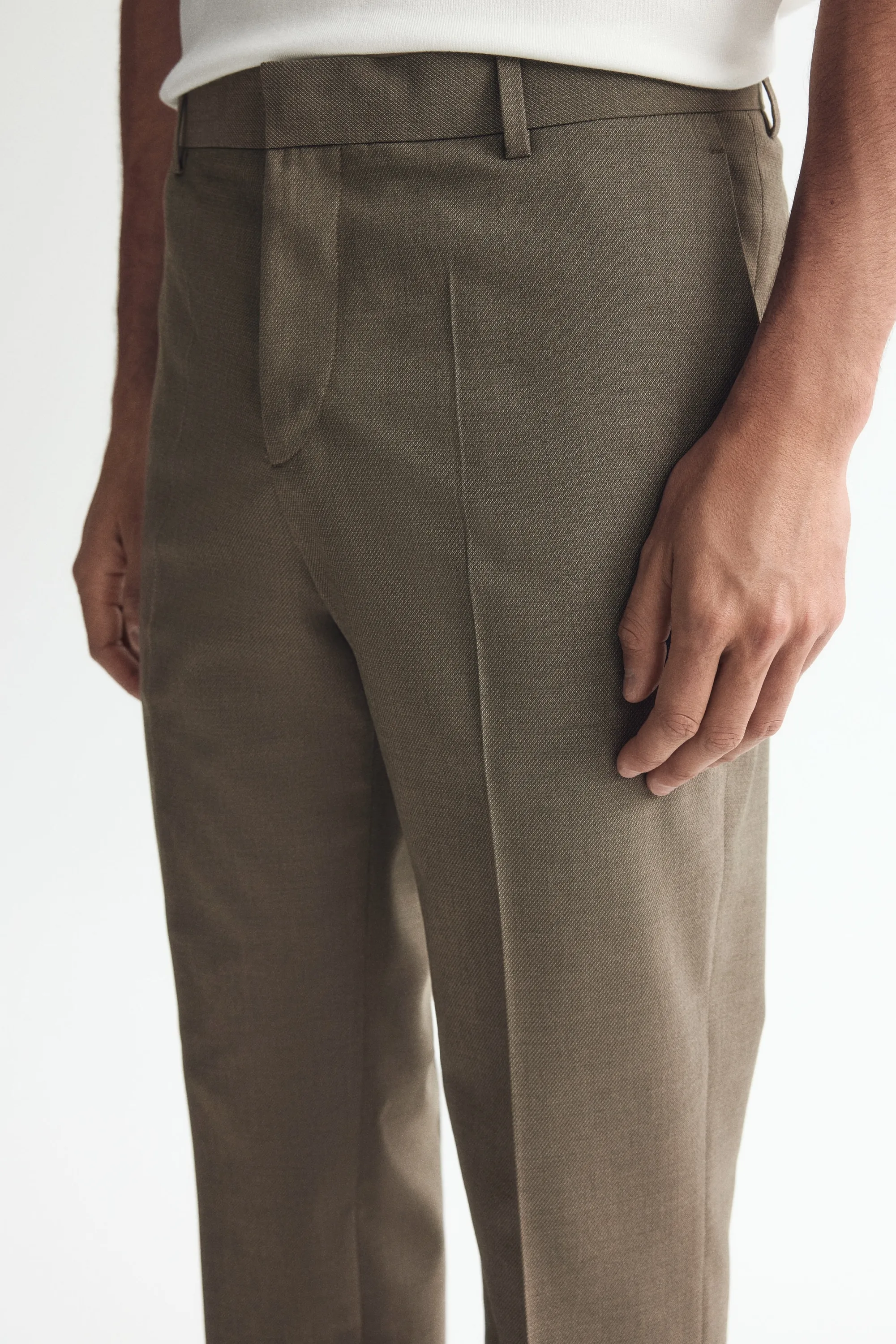 Pantalon de costume Slim Fit - Taupe