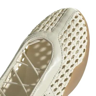 Adidas Mujer Taekwondo Mei Ballet Basketweave Cream White — photo 4