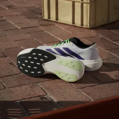 Adidas Adizero Evo SL White Purple Lime Burst — photo 5