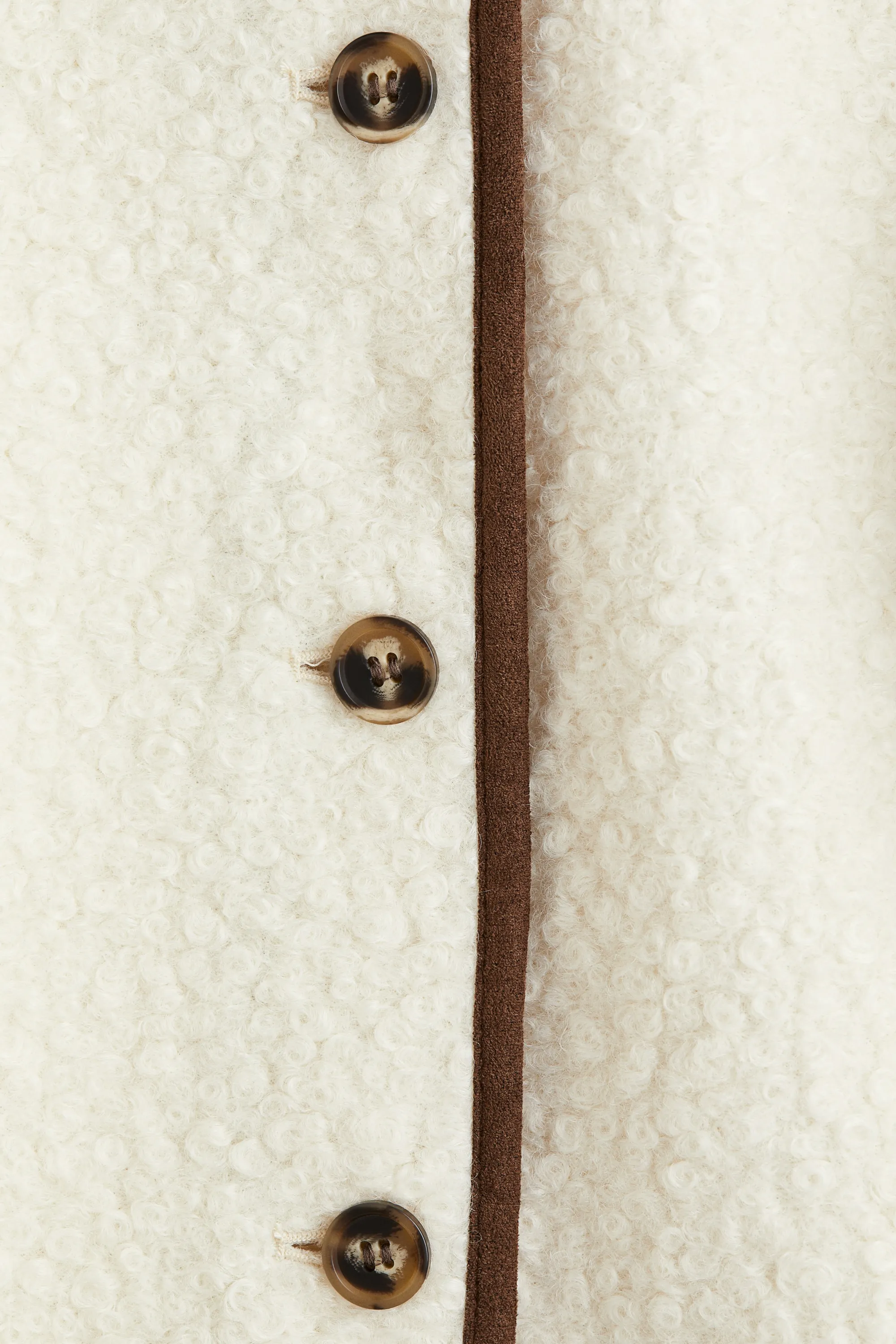 Gilet en tissu Teddy bear - Crème