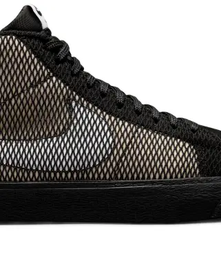 SB Zoom Blazer Mid Prm White Black — photo 4
