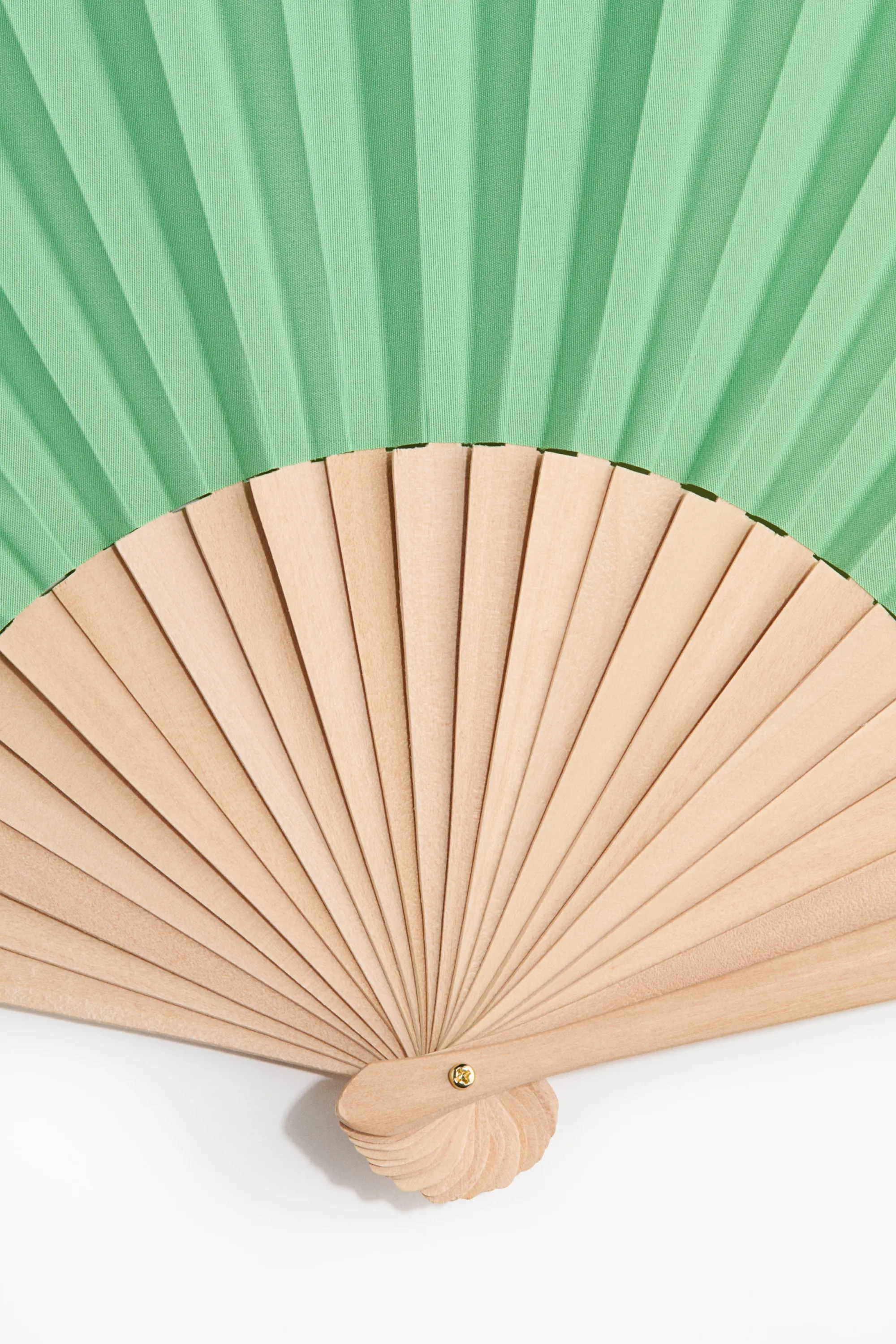 Éventail repliable - Vert clair