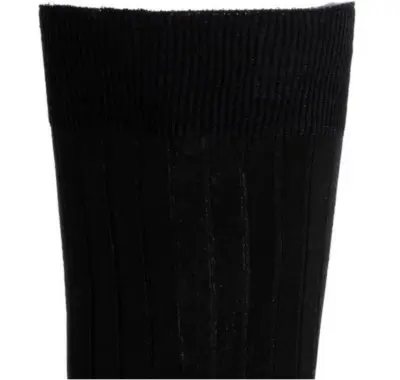 Chaussettes fil d’Ecosse Noir — photo 5
