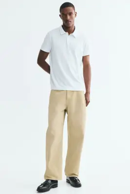 Polo COOLMAX® Slim Fit - Blanc — photo 2