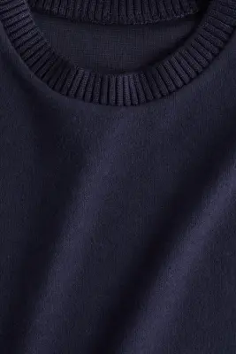 Sweat oversize - Bleu marine — photo 3