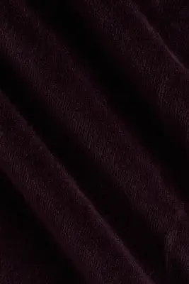 Pantalon jogger en velours - Violet foncé — photo 4