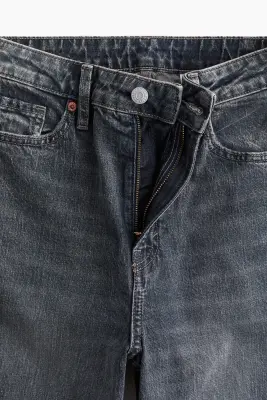 Curvy Fit Slim High Jeans - Bleu denim foncé — photo 2