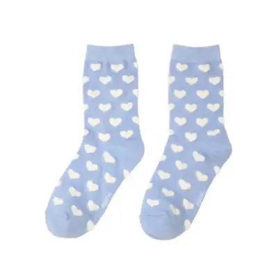 Chaussettes Coeur Blanc