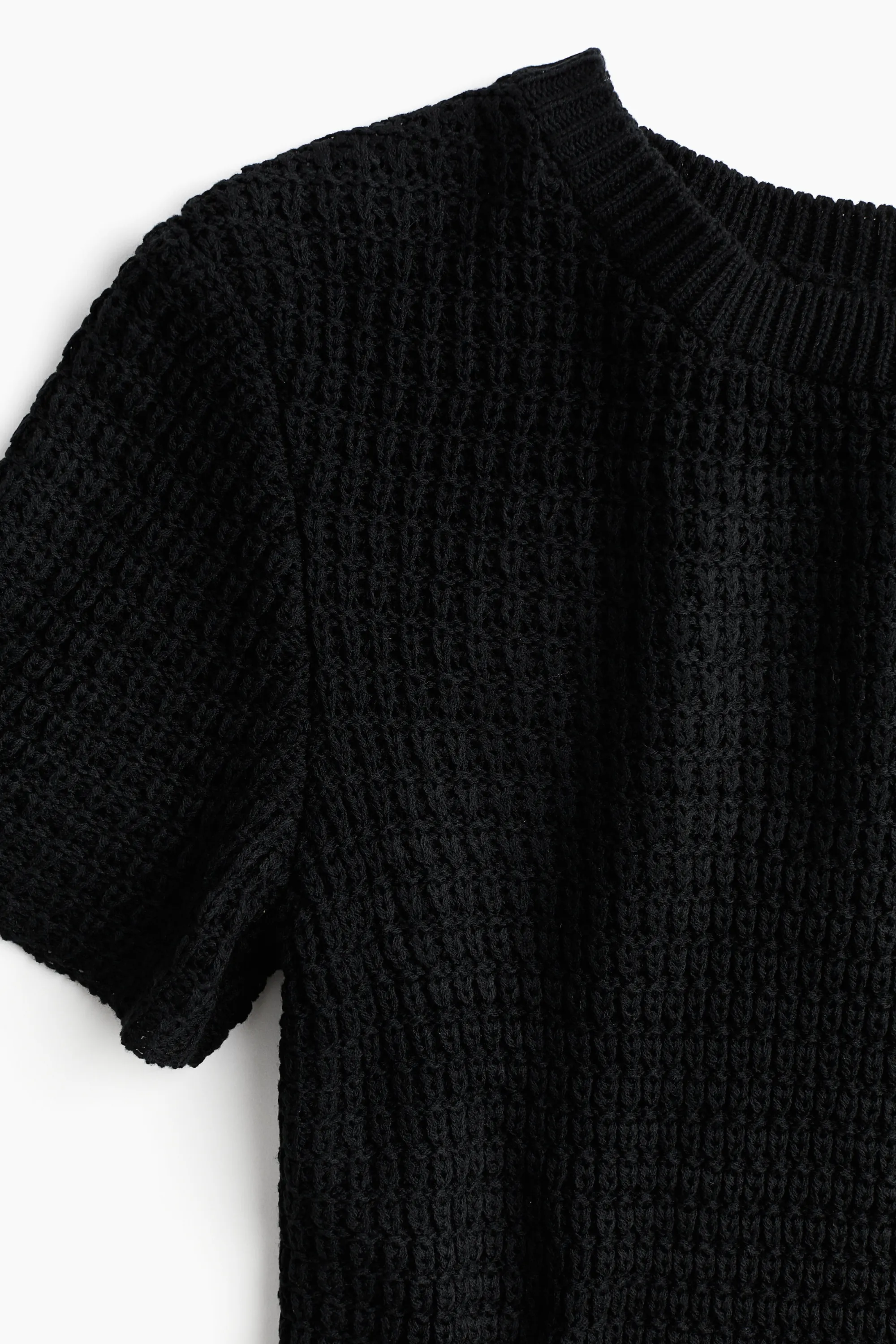 Robe en maille - Noir