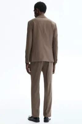 Pantalon de costume Regular Fit - Beige foncé — photo 2