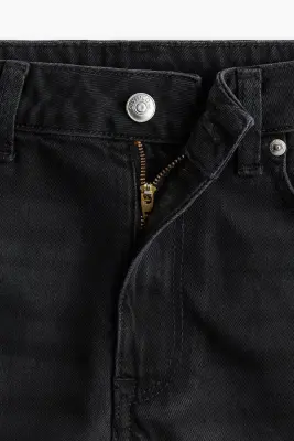 Short High en denim - Noir — photo 2