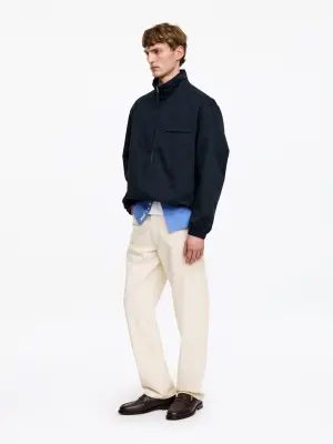 Veste carrée - Bleu foncé — photo 4