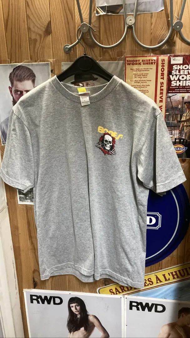 T-shirt gris Bones