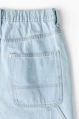 Jean baggy Carpenter - Bleu denim clair — photo 5